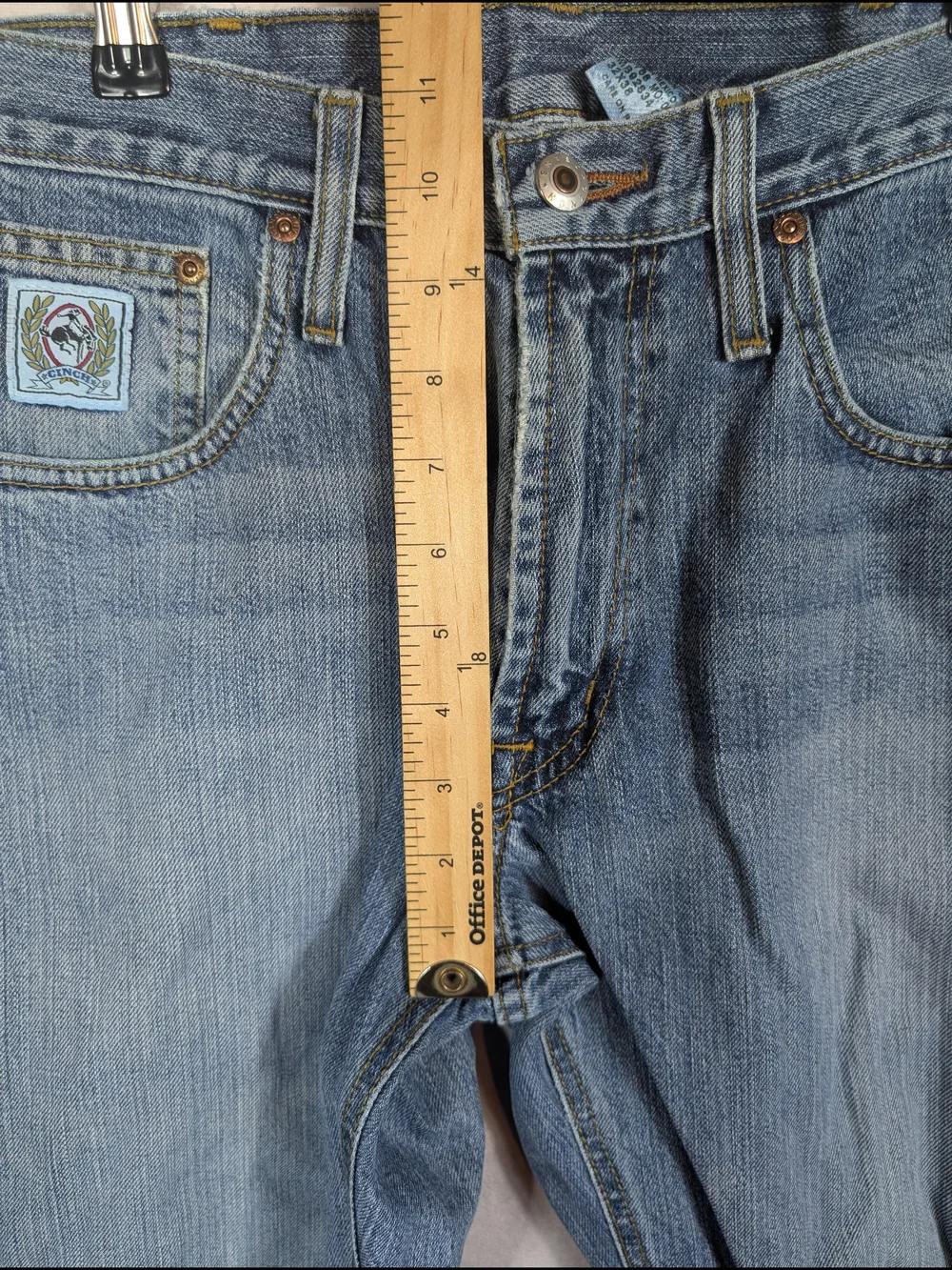 Cinch White Label Relaxed Straight Jeans Men's Size 32x38 Light Wash Denim